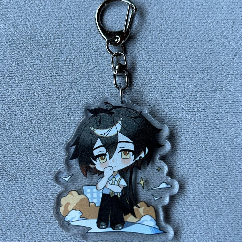 Zhongli ~ Genshin Impact ~ Key Chain ~ Brand New! ~ 2 for $20